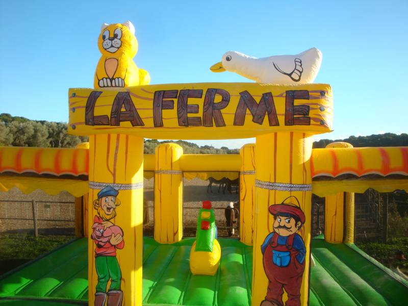 structure gonflable ferme marseille et aubagne