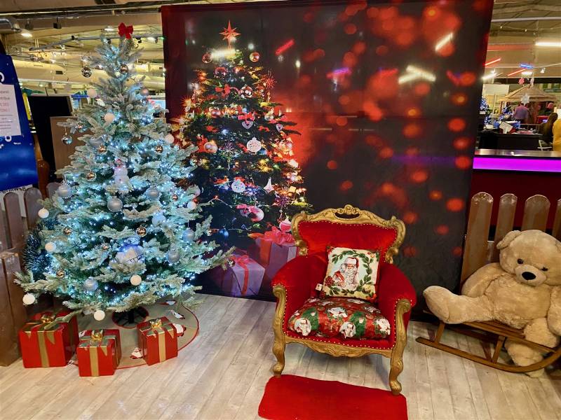 location décor photo pour arbre de noël cse à Arles et salon de provence