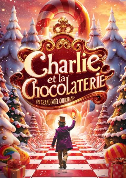 Spectacle musical pour Arbre de Noël: CHARLIE ET LA CHOCOLATERIE, Un grand Noël Gourmand. à Marseille, Nice et toute la région paca