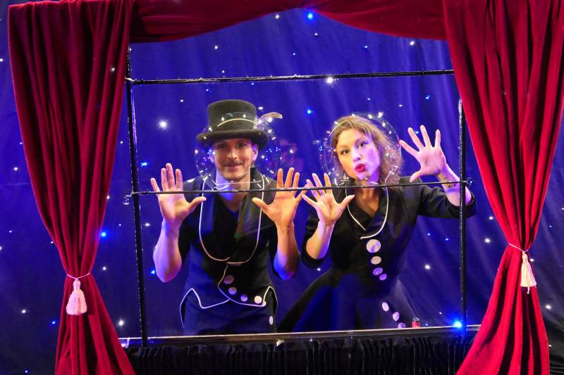 Spectacle avec bulles de savon à Marseille