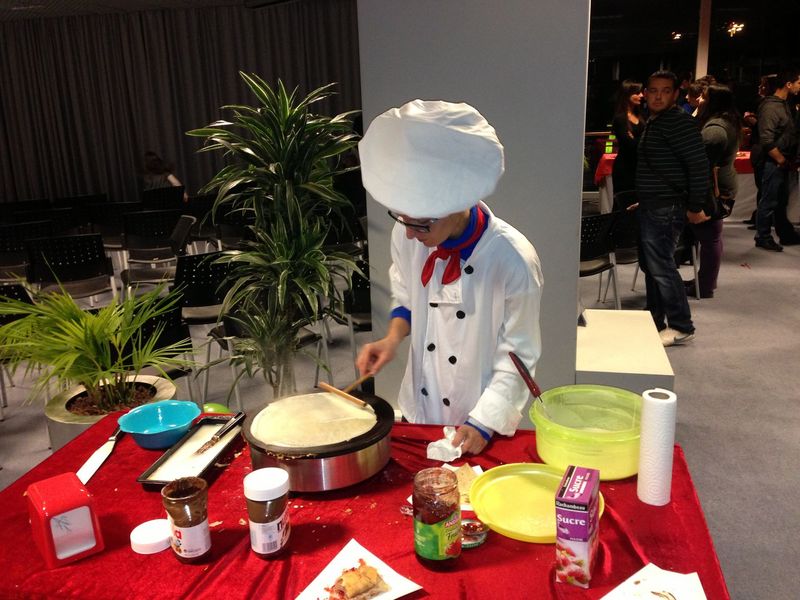 animation crêpe pour goûter de noel