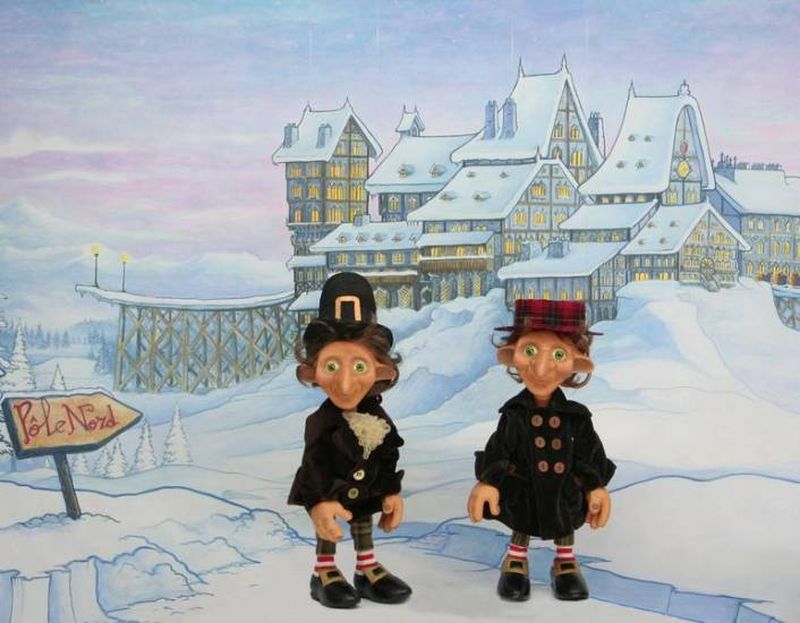 Marionnettes à fil pour animation de noël