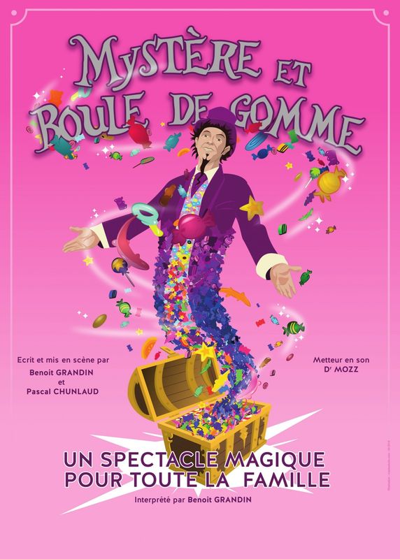 Spectacle magie Mystère et boule de gomme à aix en provence et Toulon